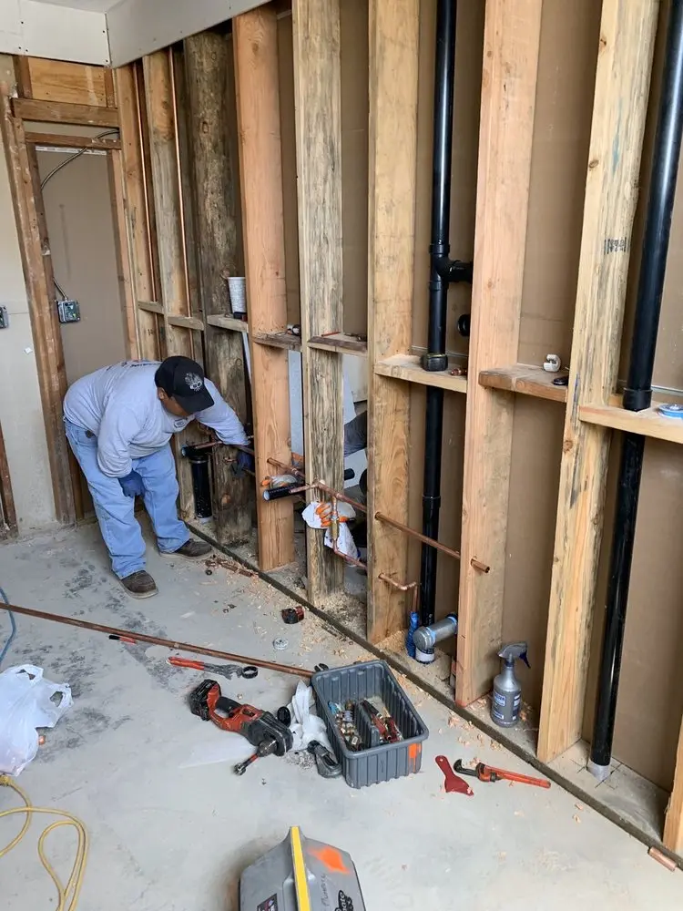 Commercial rough-in plumbing for Water Heater Replacement in Sunnyvale